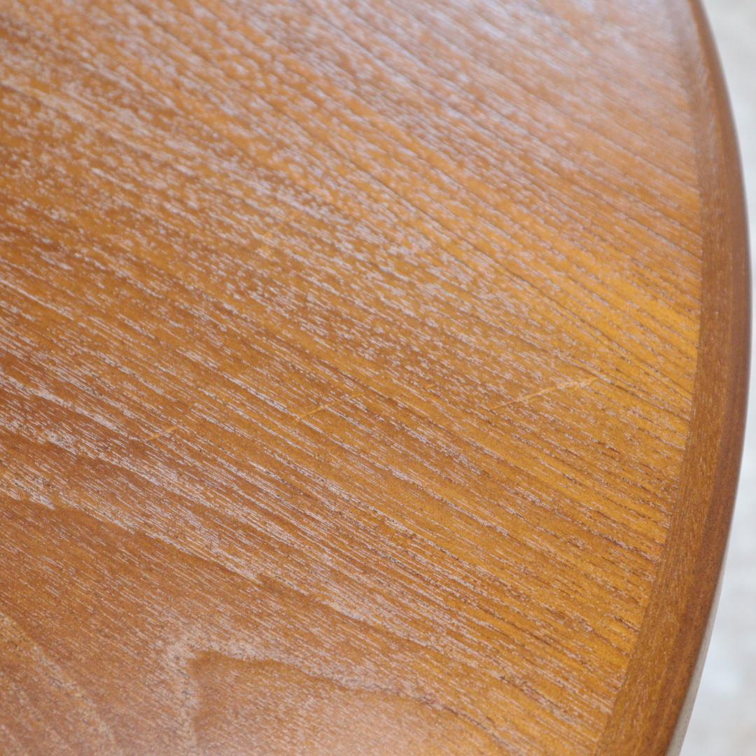 ダイニングテーブル ラウンド 伸長式 マッキントッシュ イギリス チーク