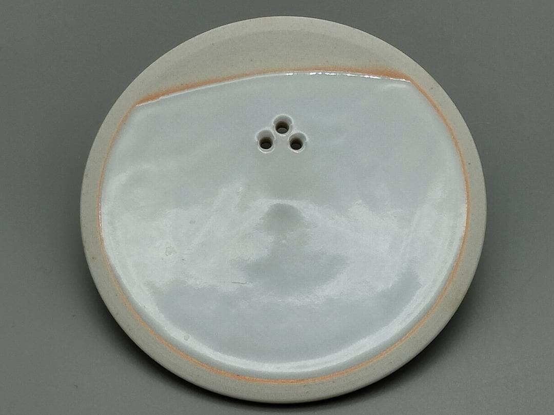 人間国宝 井上萬二作 白磁 陰刻雷文 急須