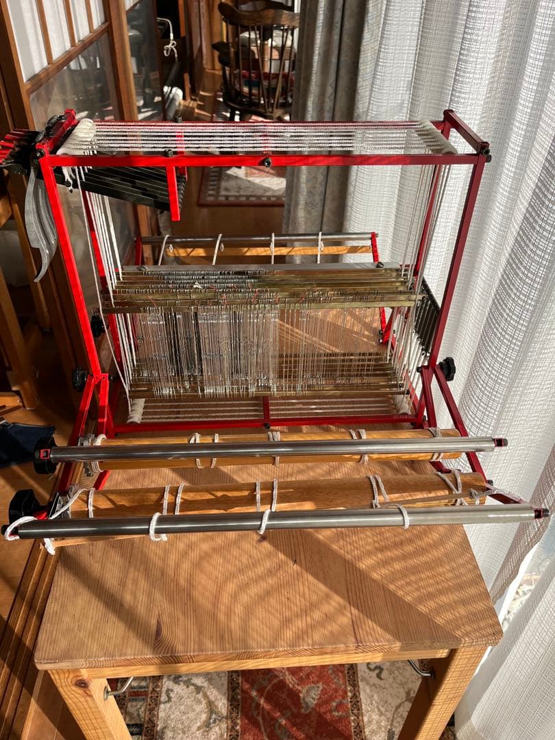 東京手織機 ハンディールーム400 8枚綜絖 二重ビーム付き