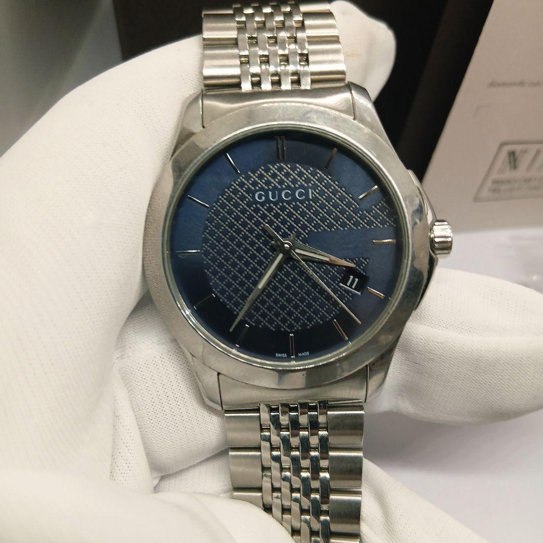 U GUCCI 126.4　16586557　タイムレス　メンズ　腕時計　時計