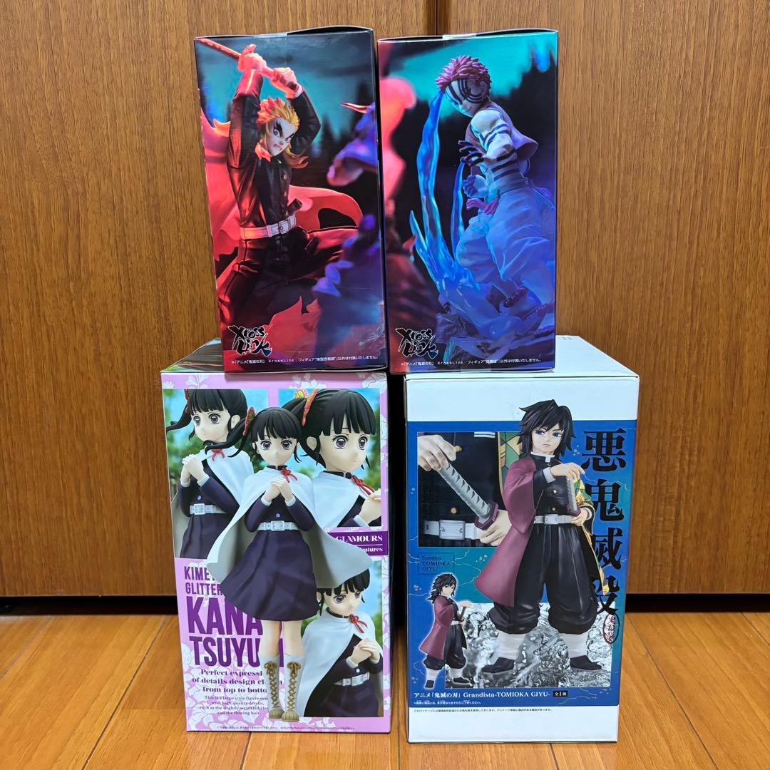 未開封品』鬼滅の刃 フィギュア4体セット - メルカリ