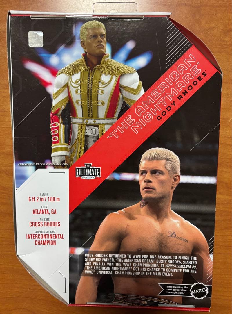 WWE コーディー・ローデス　アルティメットエディション　マテル　エリート