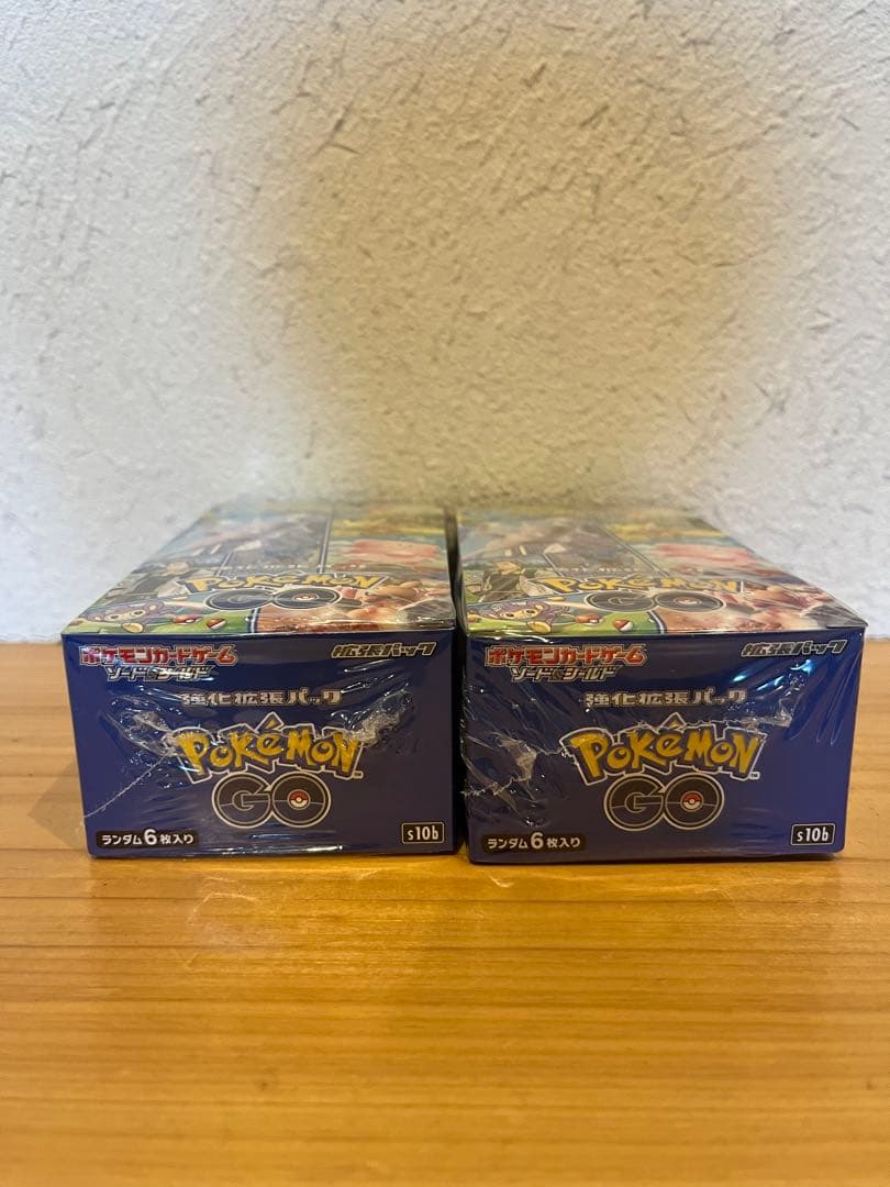 ポケカ ソード＆シールド　拡張パックポケモンGOシュリンク付き2BOX