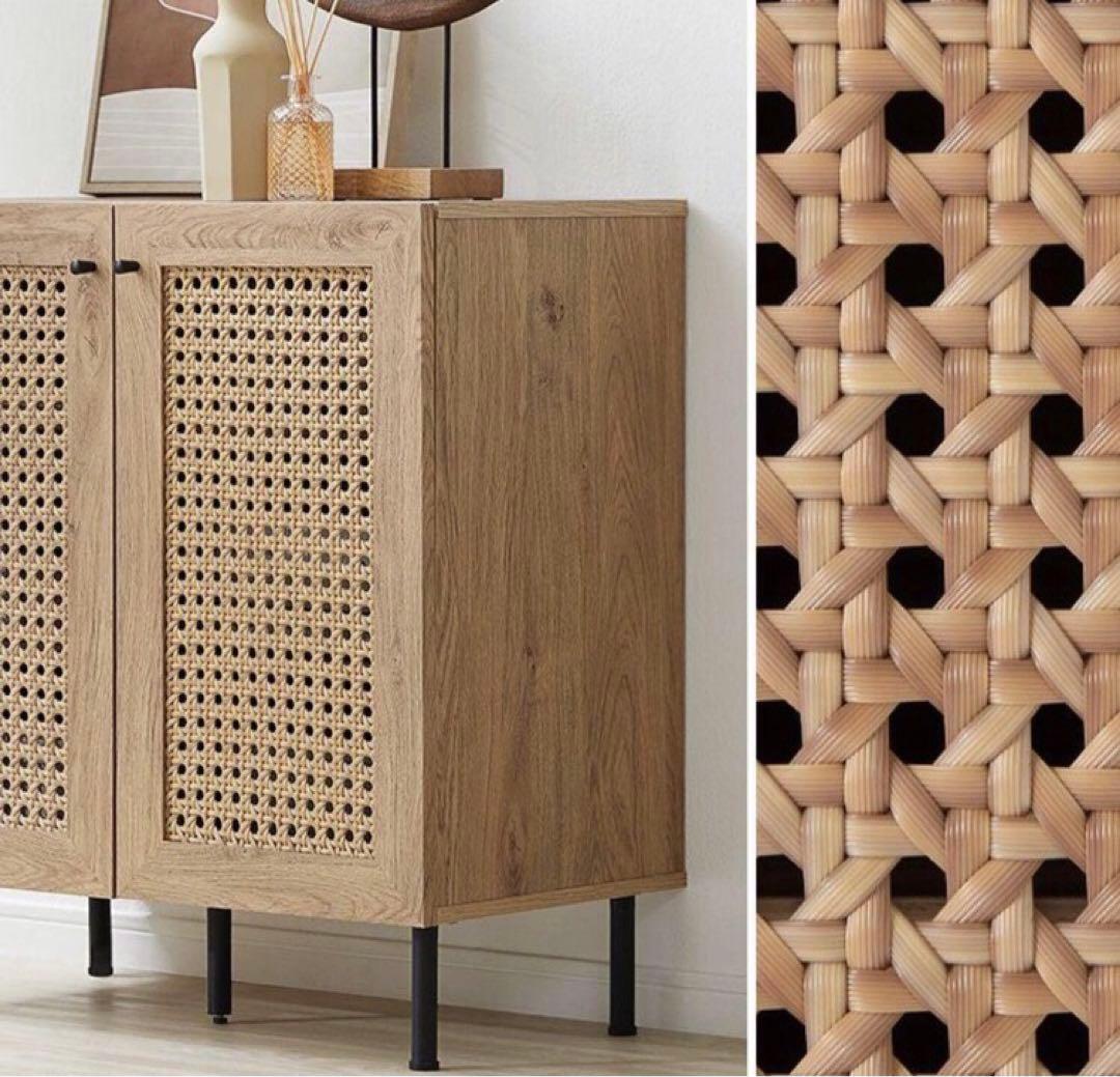 ラタン調 ハイキャビネット[幅60] | 【公式】LOWYA(ロウヤ) 家具