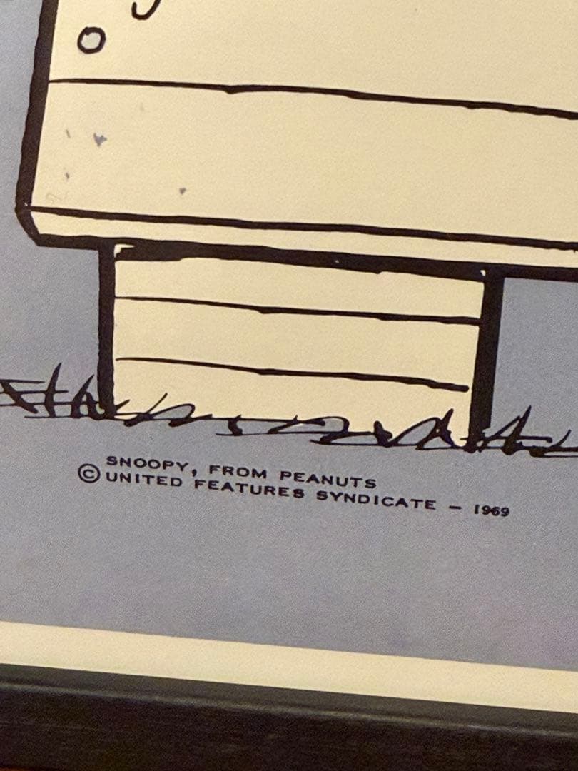 snoopy アストロノーツ　NASA ヴィンテージ　シルクスクリーン　ポスター