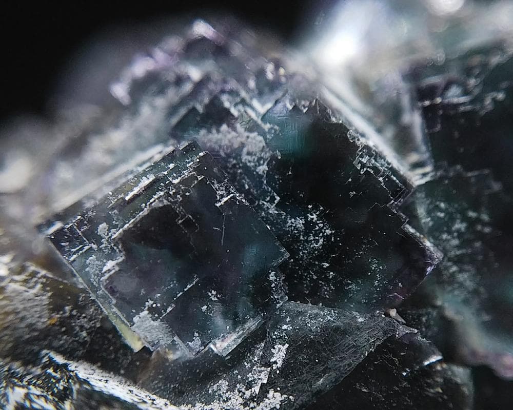 481 オコルス鉱山 フローライト クォーツ ブルーグリーン パープルの