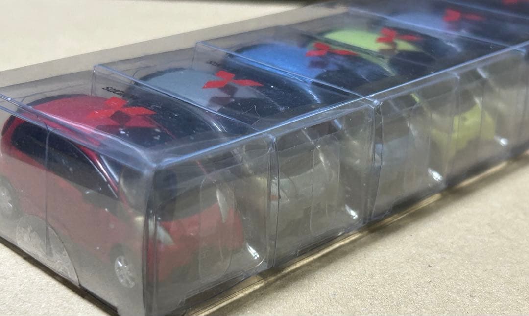 三菱自動車 ディーラー特注 1/64 三菱i カラーバリエーション8台セット