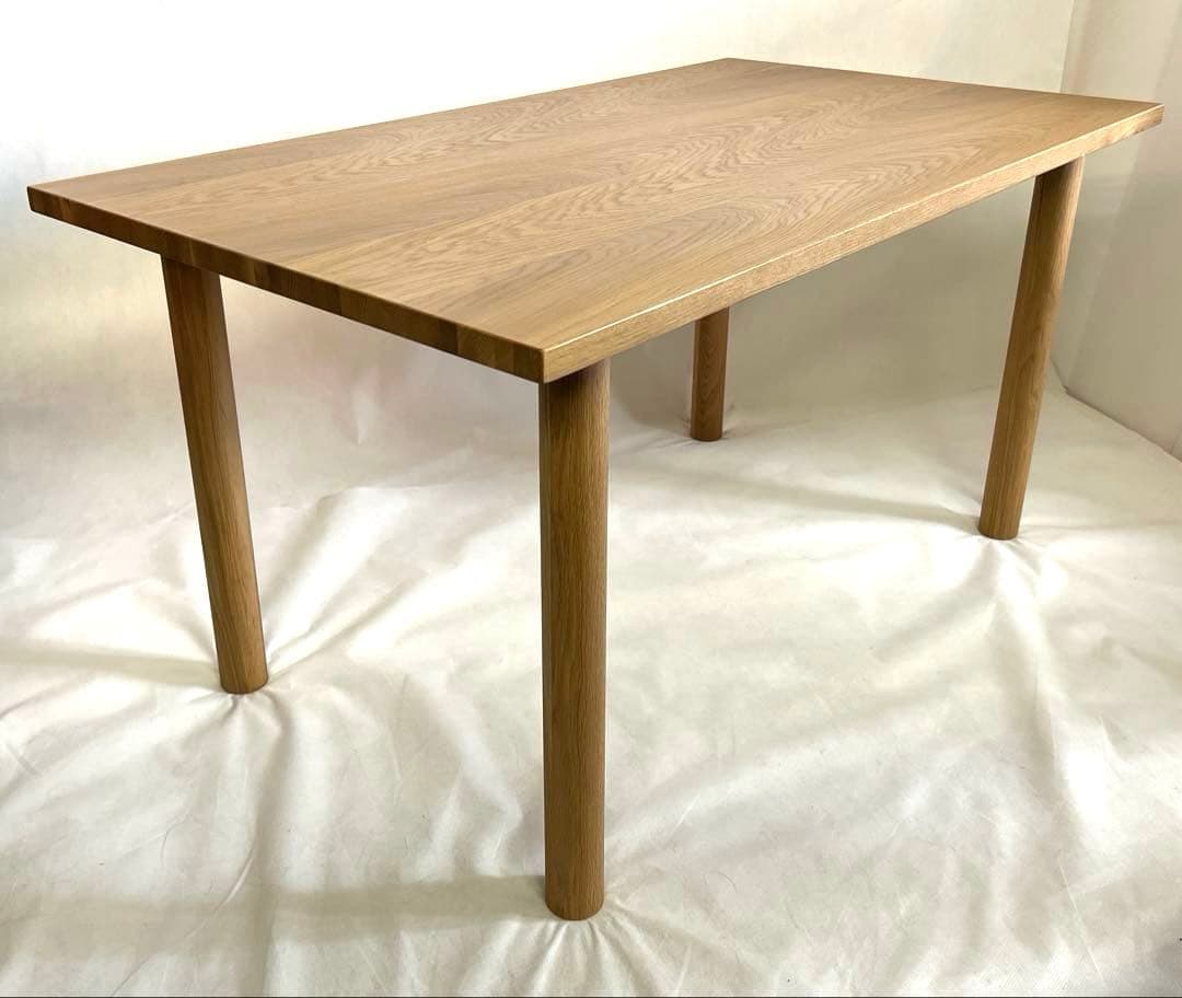 無印良品・MUJI・オーク材テーブル・140cm×80cm×高さ72cm