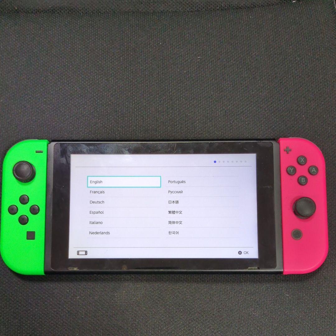【ジャンク品】任天堂スイッチ 本体＋コントローラー（SDカード付）