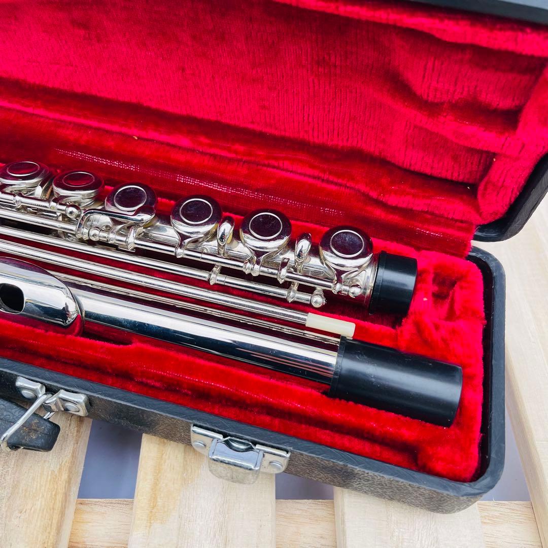 フルート　フルメッキ　美品