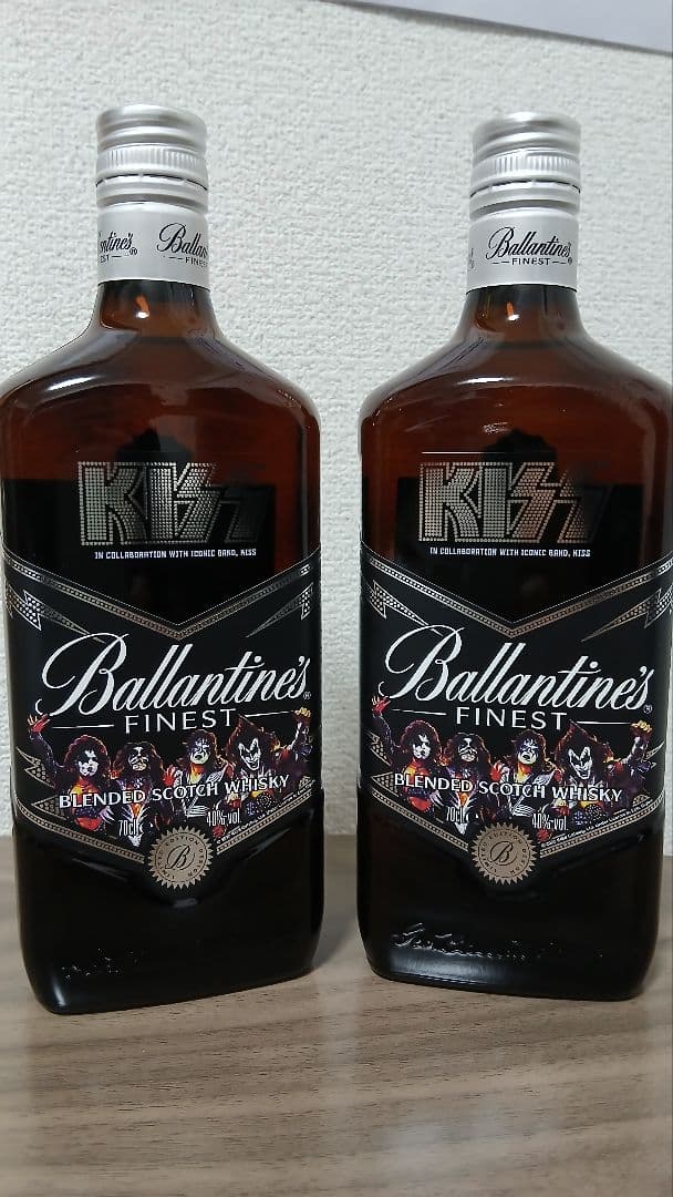 バランタインファイネスト アーティストボトルKISSコラボ 2本セット
