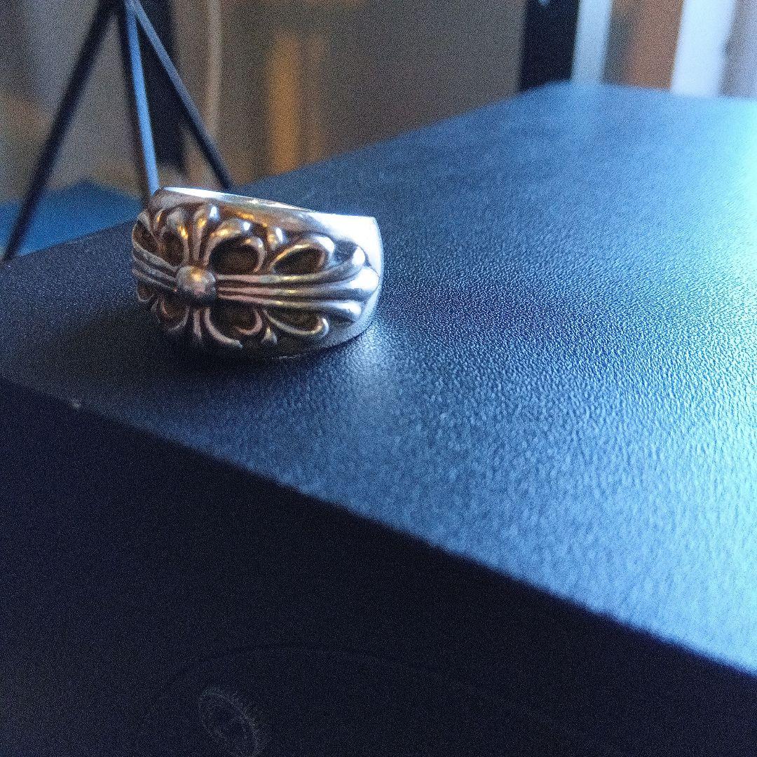 クロムハーツ　フローラルクロスリング　15号