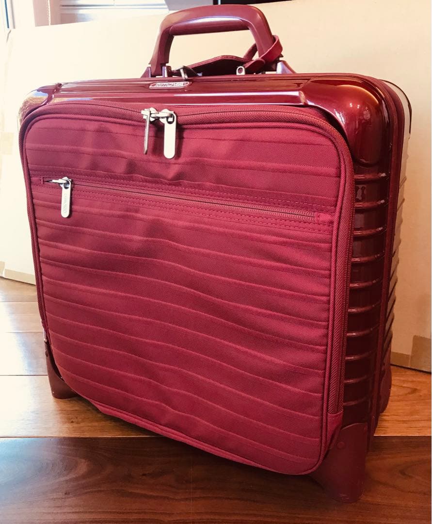 状態良好】リモワ サルサデラックス ハイブリッド スーツケース 2輪 32L