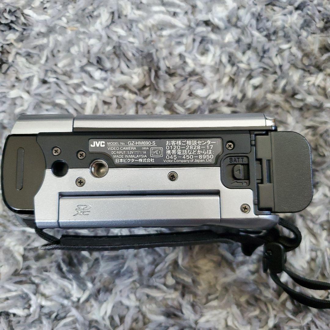 【美品】JVC GZ-HM690-S ビデオカメラ