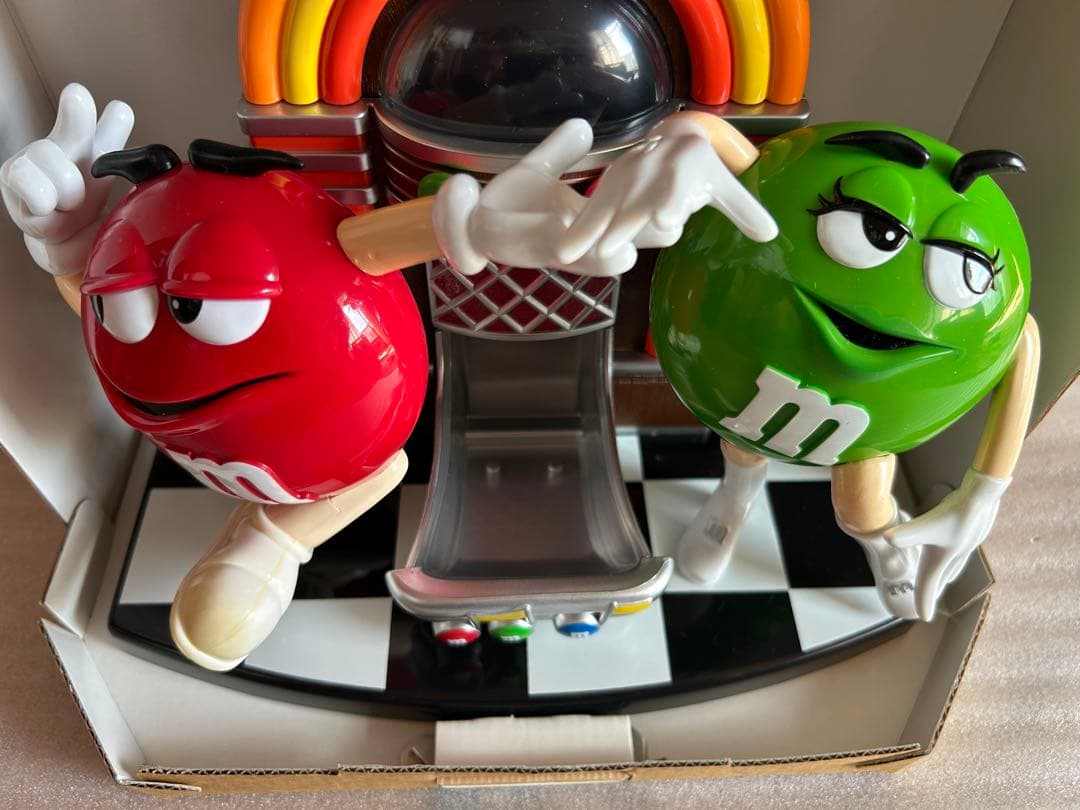 M&M's エムアンドエムズ Rock'n Roll Cafe ディスペンサー