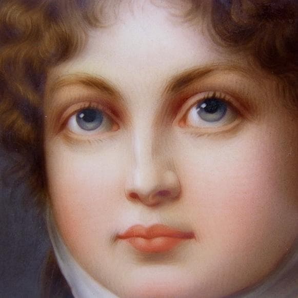 希少・KPMベルリン 】ルイーゼ王妃 陶板画／額装 アンティーク 投資アート