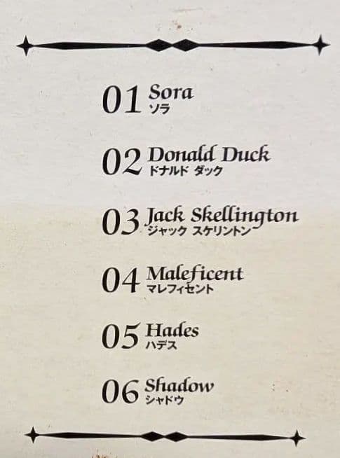 キングダムハーツ フォーメーションアーツ vol.1 カラーコンプ