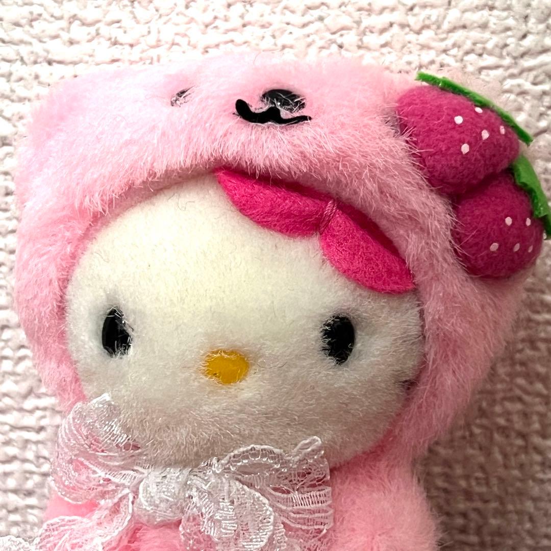 サンリオ キティ いちごベア マスコット ストロベリーベア ぬいぐるみ