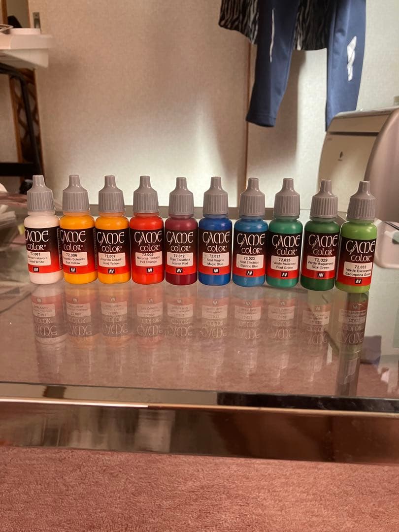 【お金がないよ】ファレホカラーセット 模型用塗料