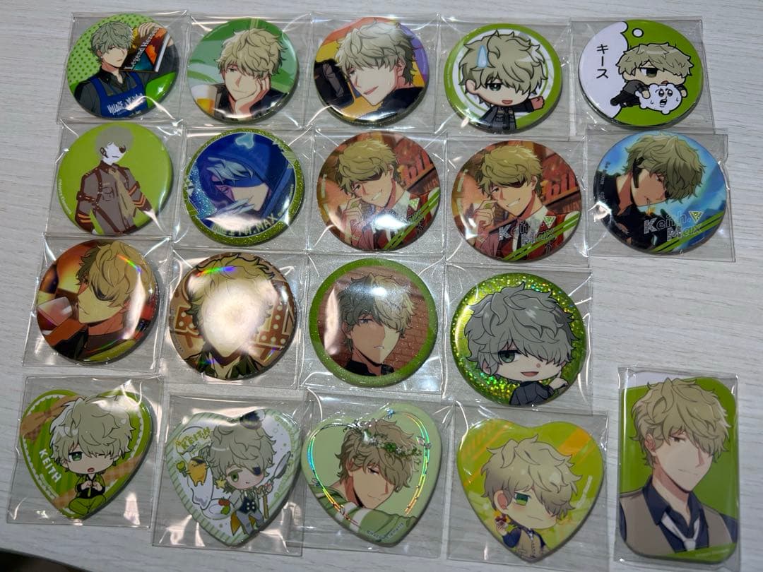エリオスR キース 缶バッジ 19個セット
