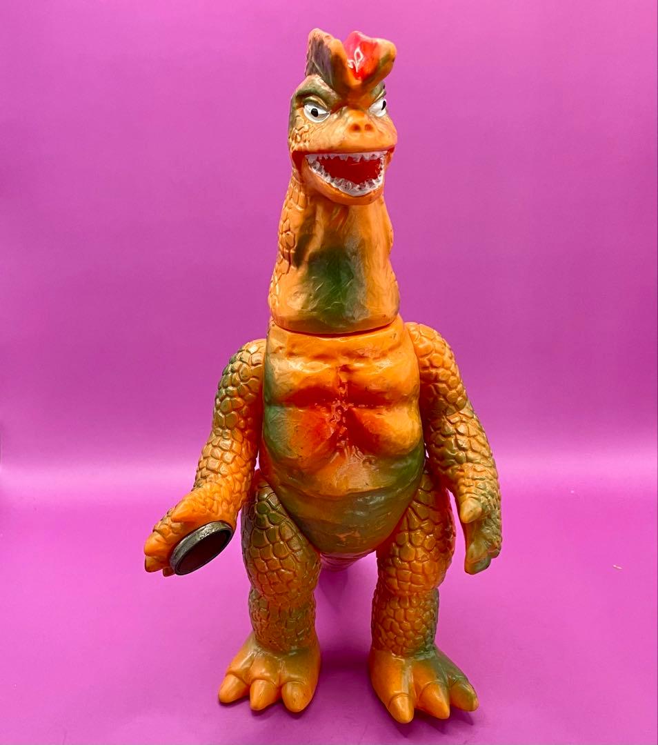 ゴーストロン磁石付き ブルマァク ソフビ人形本物保証当時物 マルサンM1号希少品