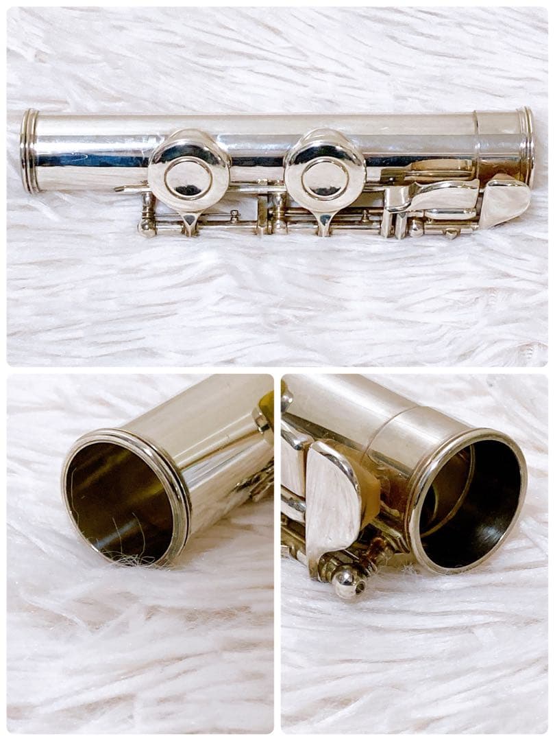 ヤマハ　フルート　管楽器　吹奏楽　YFL-311 頭部菅　銀　シルバー
