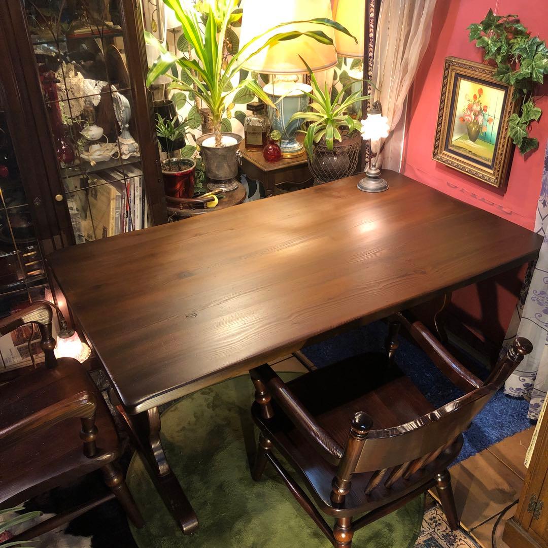 ヴィンテージ 飛騨産業 FRONTIER フロンティア ダイニングテーブル