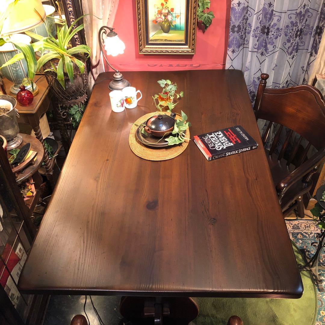 ヴィンテージ 飛騨産業 FRONTIER フロンティア ダイニングテーブル