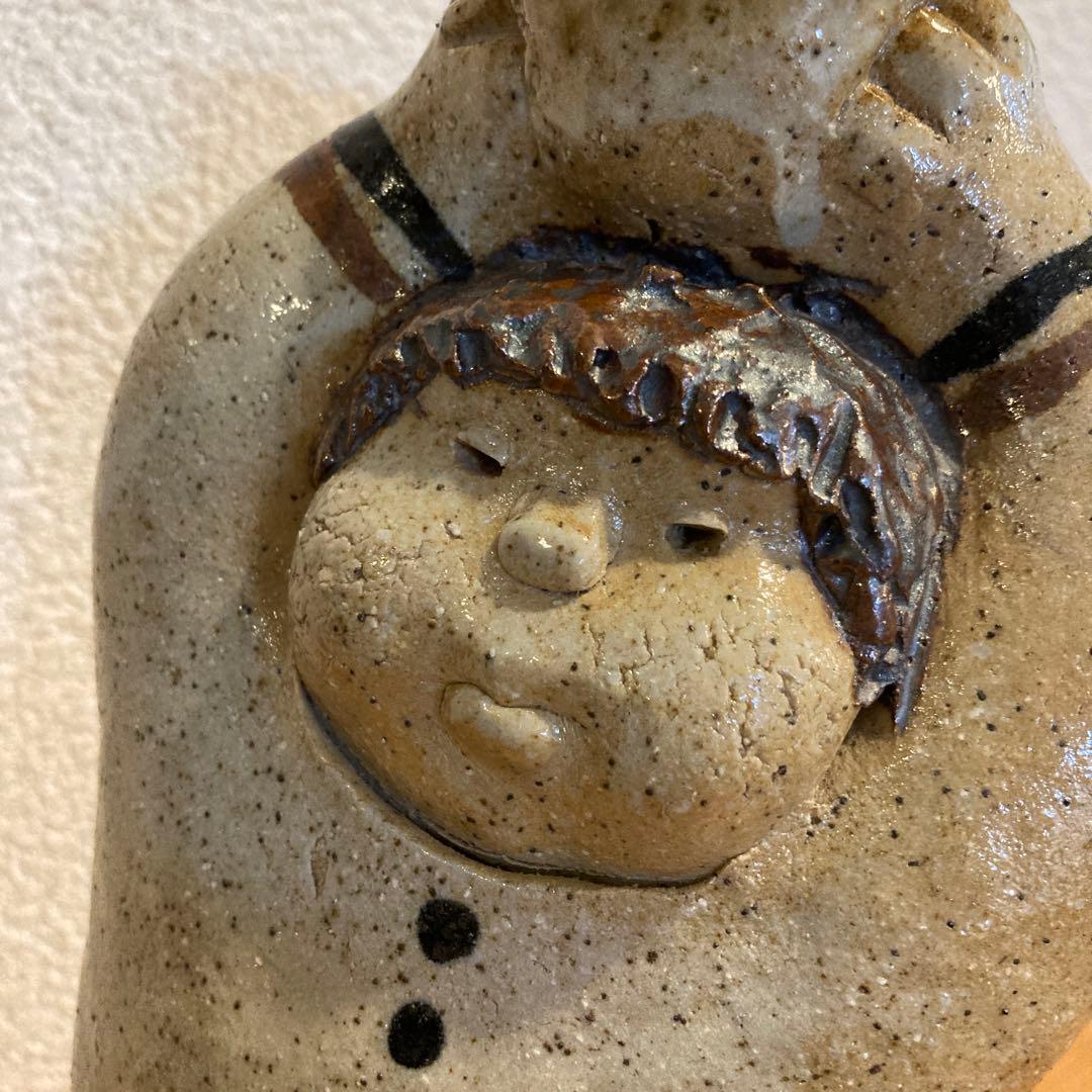 陶人形 阿部和唐 陶芸家 一点物