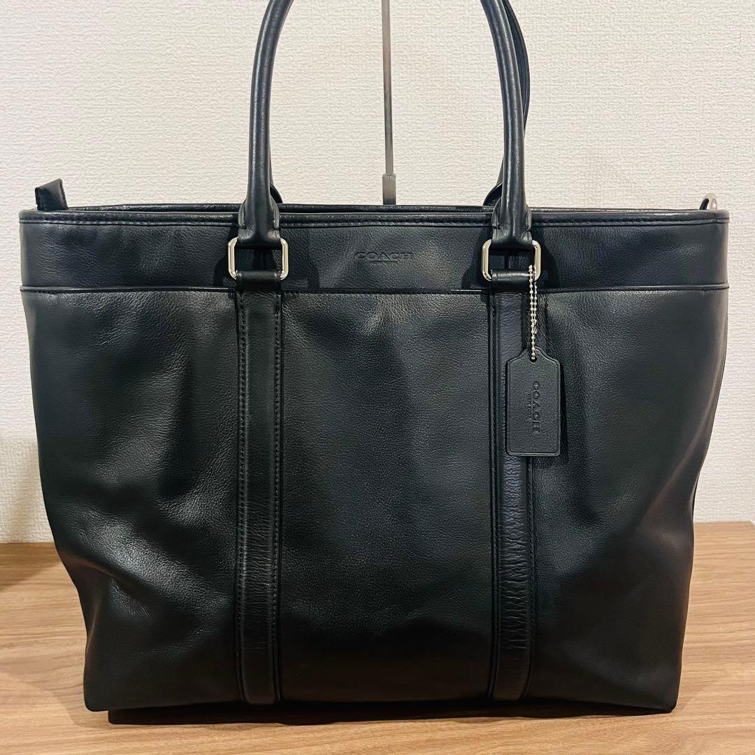 【美品】 COACH メトロポリタン ビジネスバッグ トート 2way
