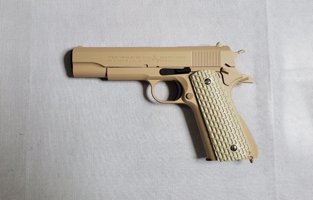 東京マルイガバメントダメージ塗装カスタム改修品10禁