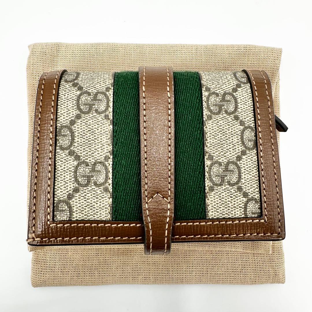 未使用 現行✨グッチ コンパクトウォレット 1961 ジャッキー シェリーライン