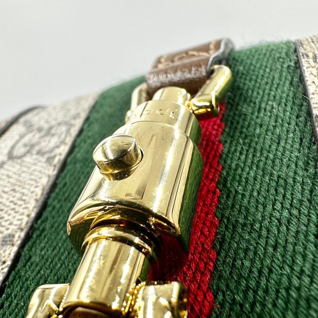 未使用 現行✨グッチ コンパクトウォレット 1961 ジャッキー シェリーライン