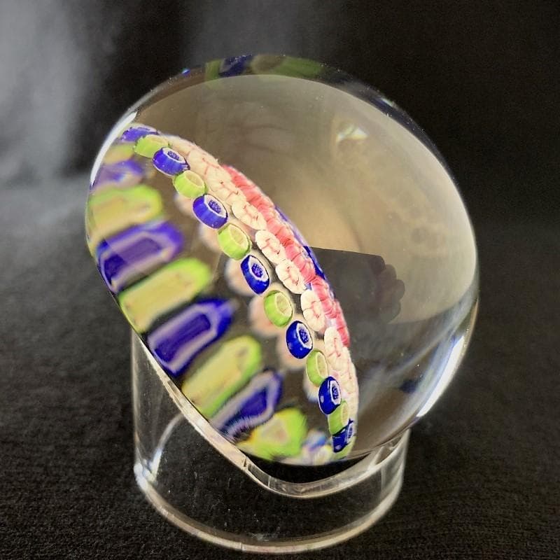 1982バカラ クリスタル ペーパーウェイト 千の花 ミルフィオリ G46915680