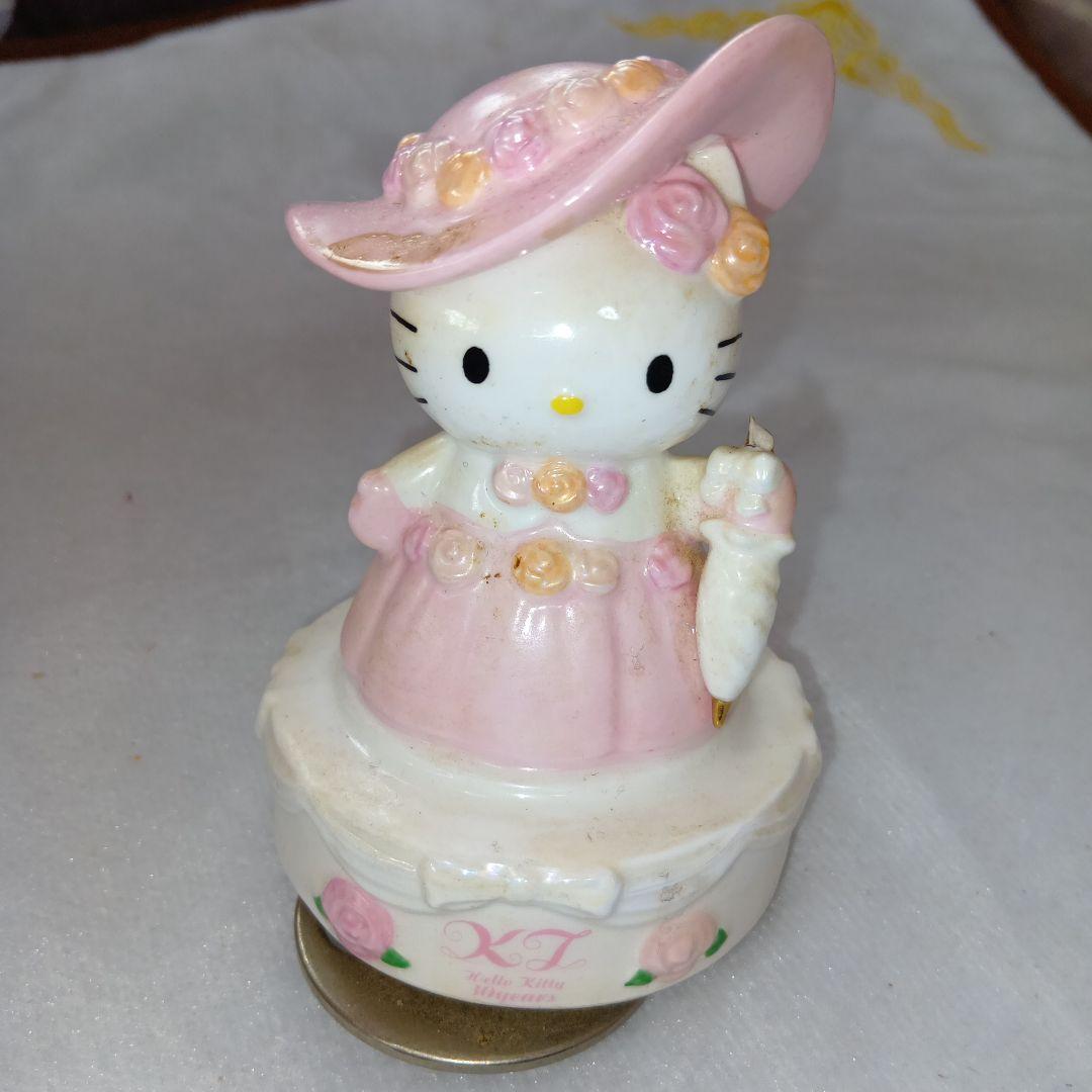 ハローキティ2004年30周年限定陶器オルゴール加藤工芸レトロレア