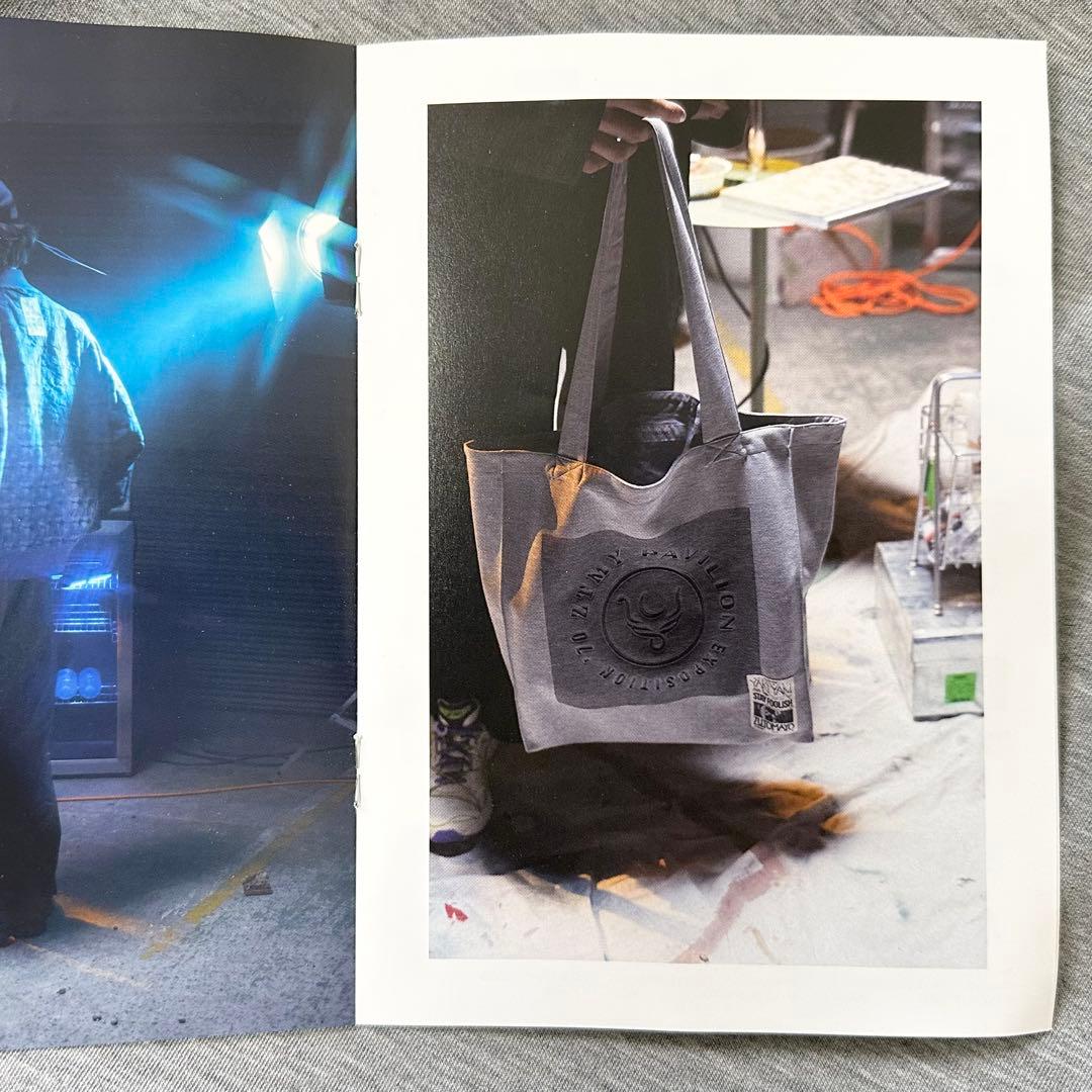 ずっと真夜中でいいのに 名功 embossed logo bag トートバッグ