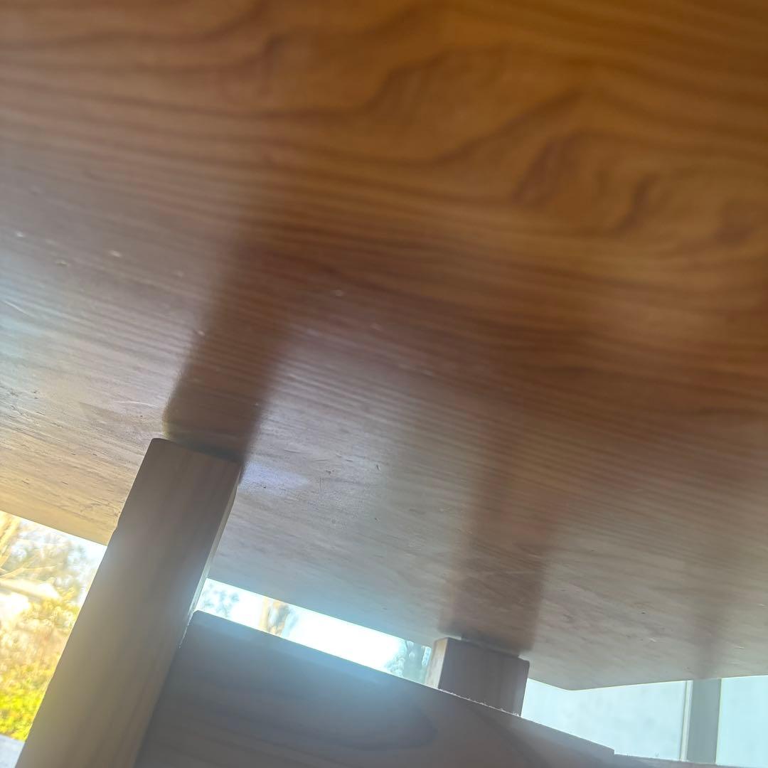 杉　一枚板　テーブル　ダイニングテーブル　脚付きません