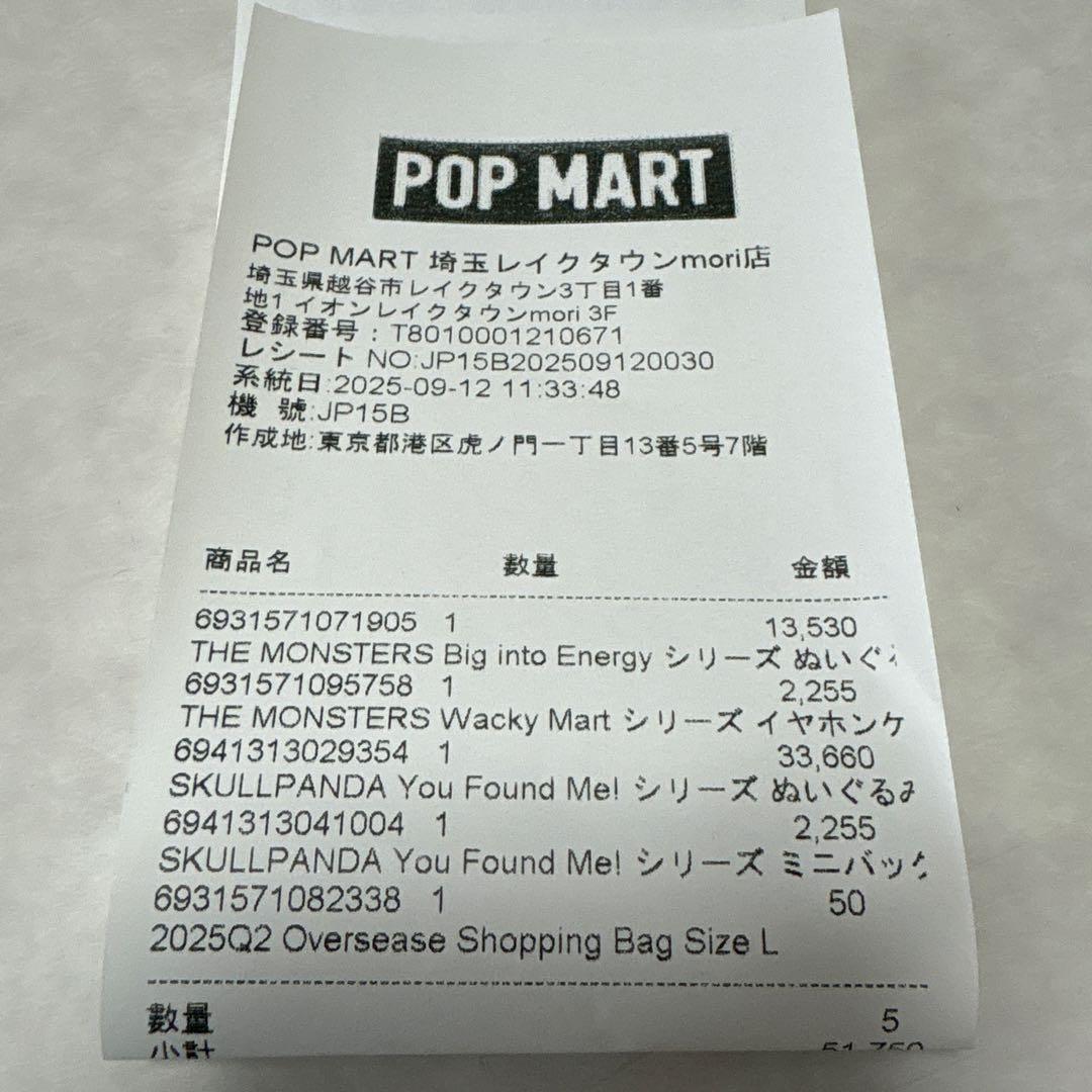 ぬいぐるみ THE MONSTERS Big into Energy SECRET