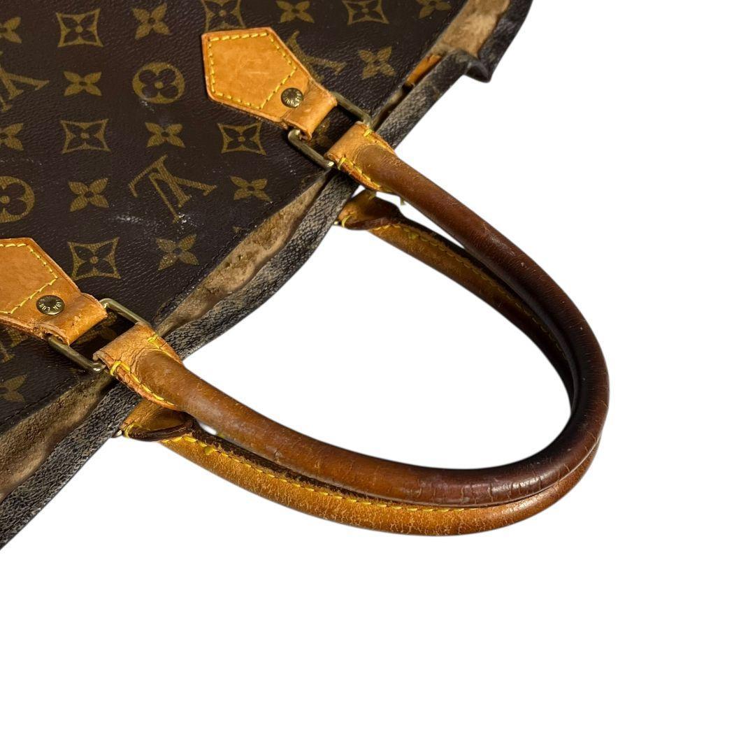 【鑑定済】ルイヴィトン　サックプラ　モノグラム　トートバッグ　ハンドバッグ　茶色