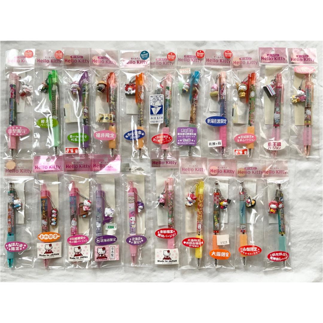 レア多数 Hello Kitty ご当地キティ ボールペン 21本 レア多数 Hello