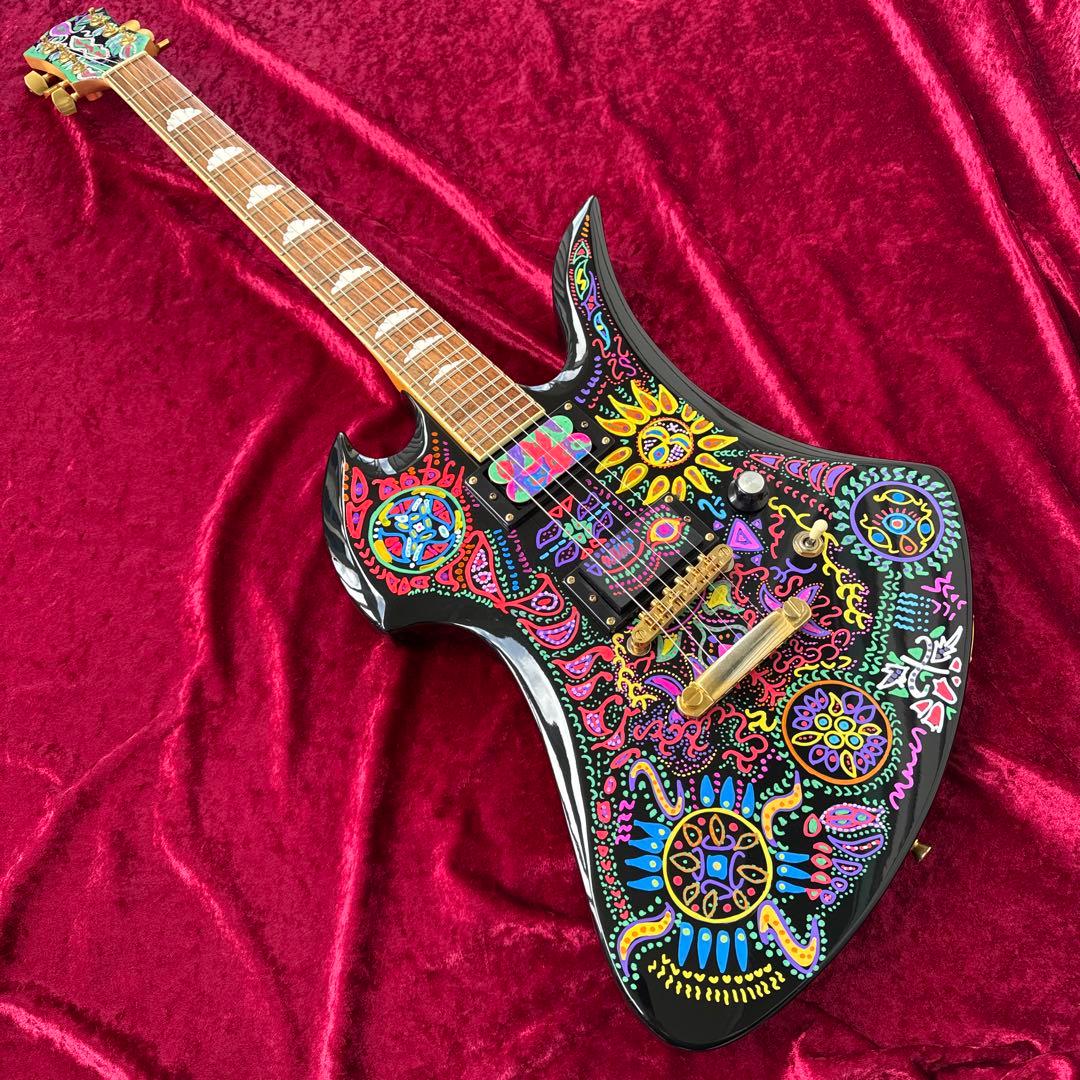 美品 メンテ済 Tony Smith モッキンバード hide風にサイケペイント