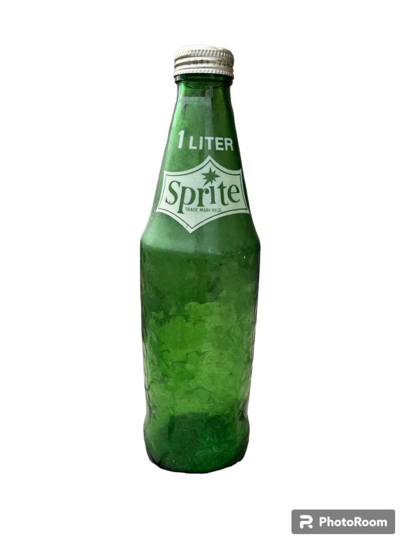 何十年前のスプライト1リットル瓶 コカ・コーラ、スプライトの1L瓶