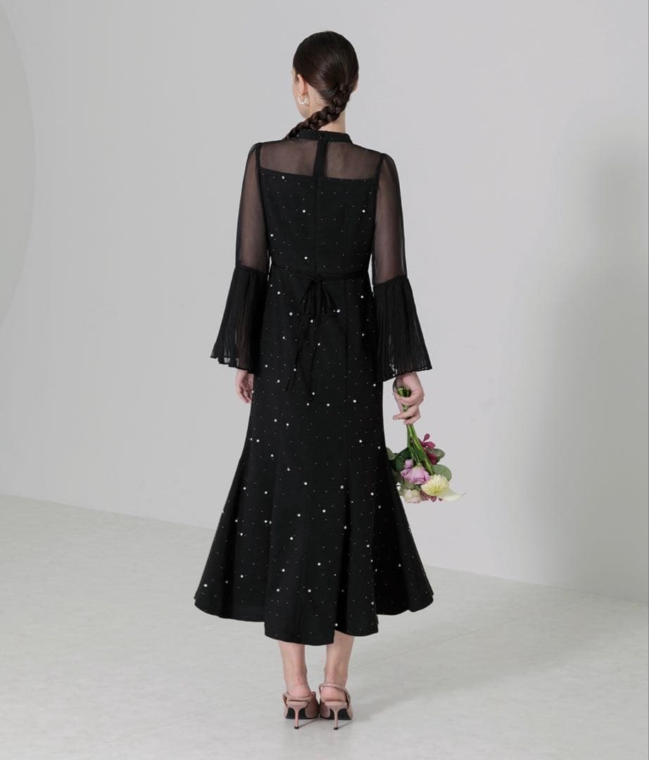 Leja ♡ パールビジュー付ワンピースドレス 結婚式