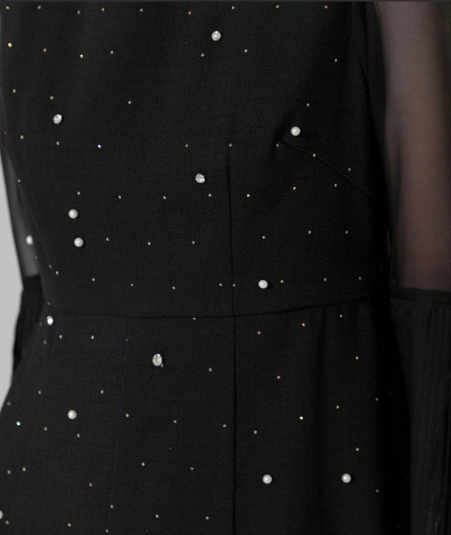 Leja ♡ パールビジュー付ワンピースドレス 結婚式