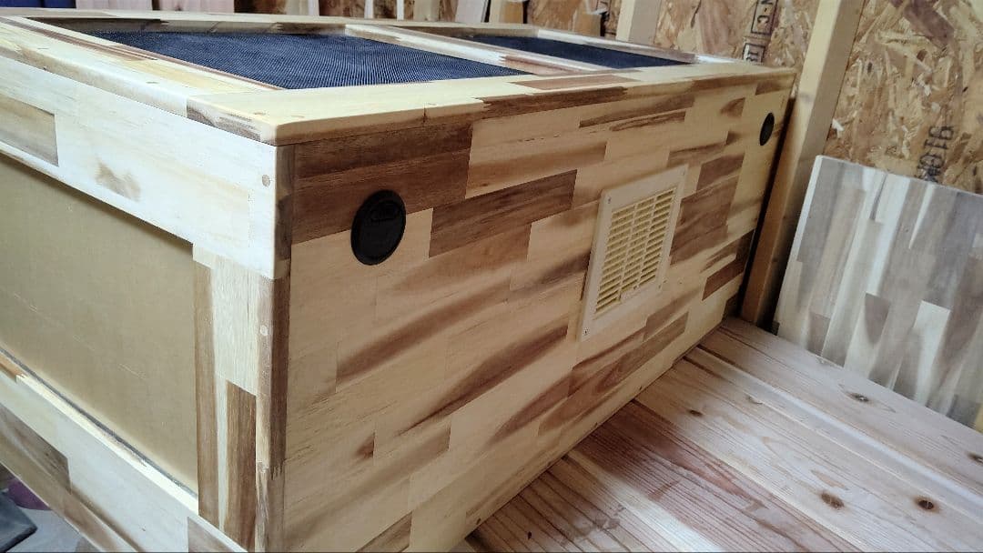 Lilyページ！アカシア集成材15ミリ幅120縦500奥行600 Lilyページ！アカシア