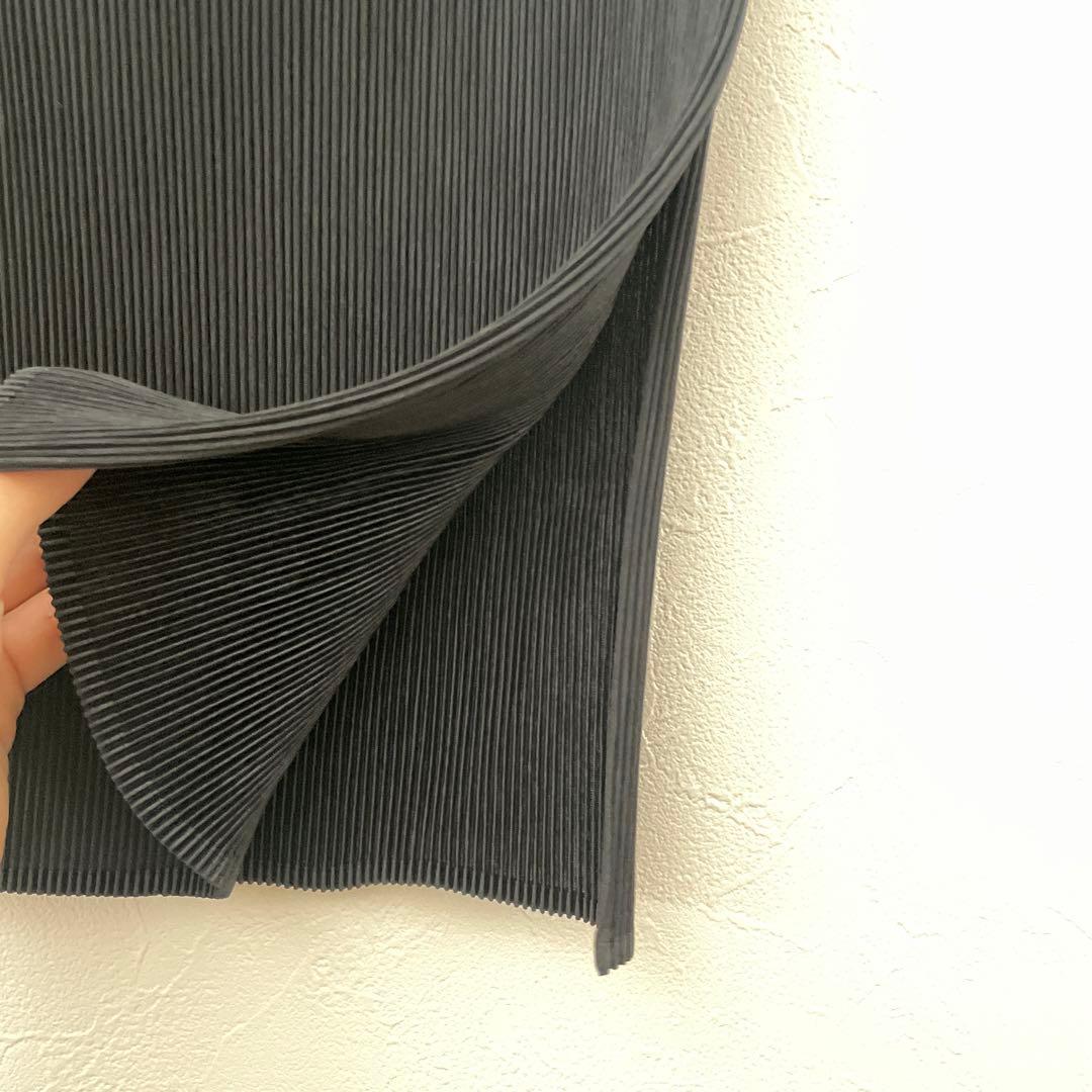 【Ki】ISSEY MIYAKE FÊTE ブラック タイトスカート　2