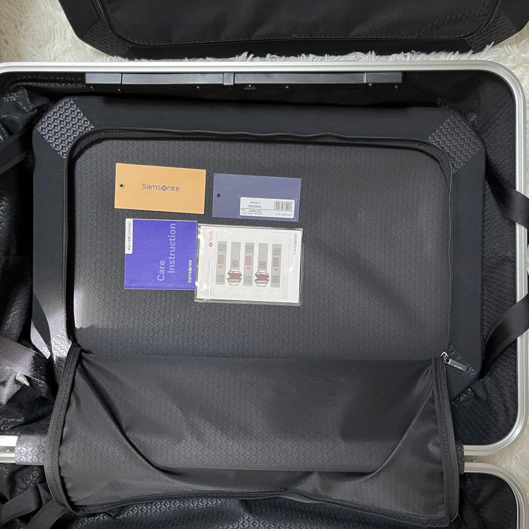 未使用品✨サムソナイト ライトボックス アルミニウム素材 スピナー69