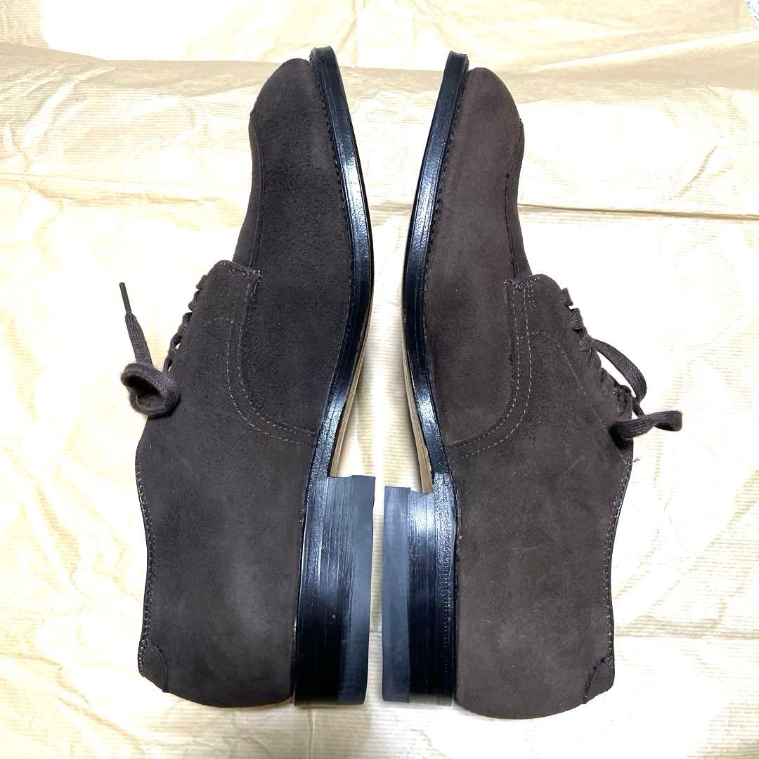 【未使用品(新品)】Alden Vチップ ダークブラウン ゴートスウェード