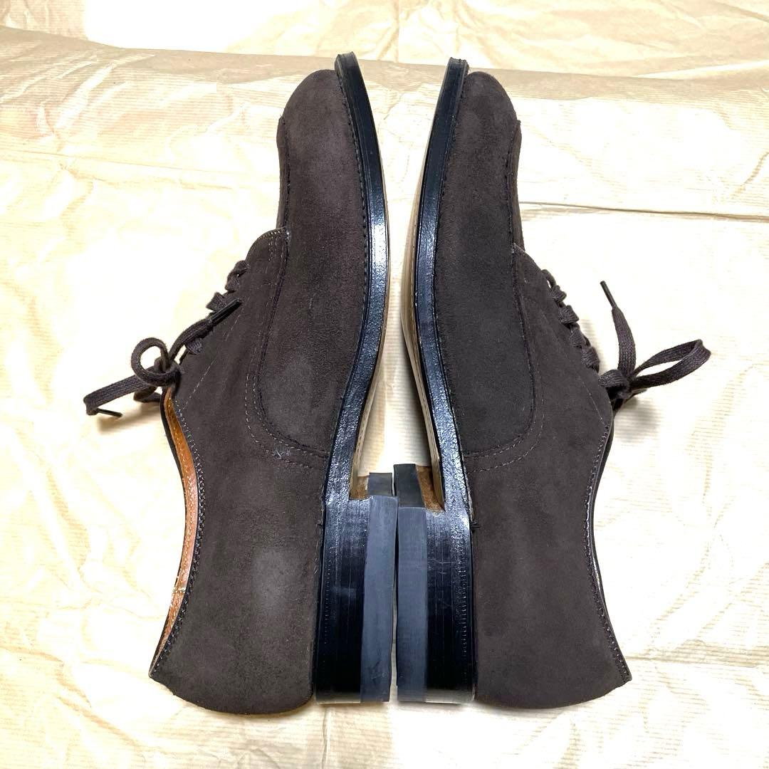 【未使用品(新品)】Alden Vチップ ダークブラウン ゴートスウェード