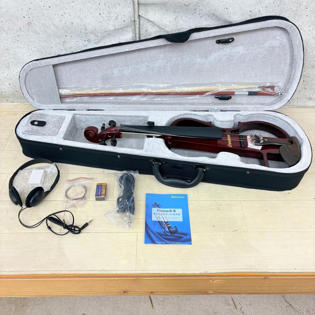 未使用品】ENNBOM サイレントバイオリン HVPV-30 エレキバイオリン